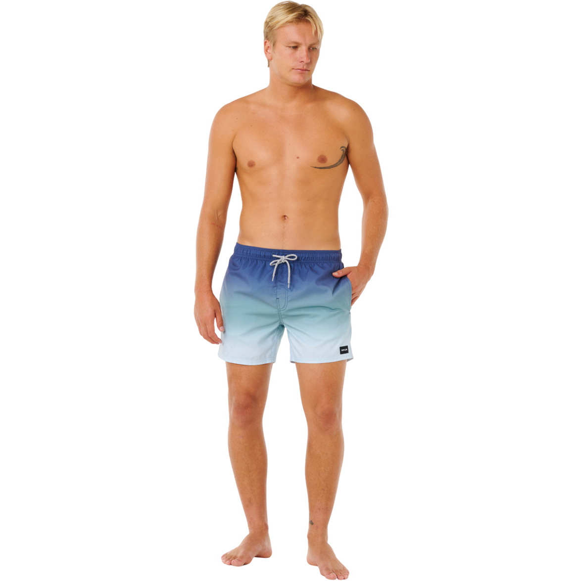 2026 Calções De Banho Masculinos Offset Fade Volley Da Rip Curl 0EMMBO - Light Navy